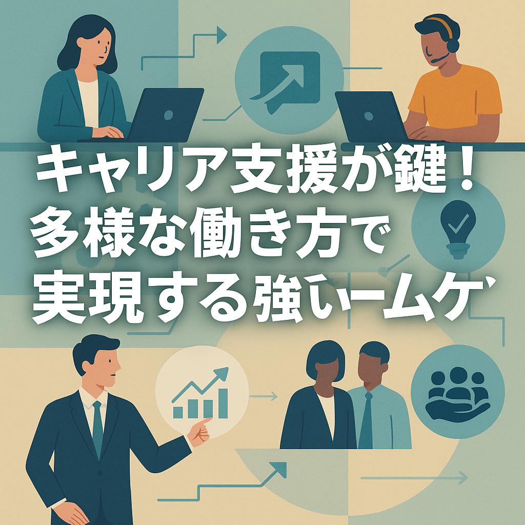 キャリア支援が鍵！多様な働き方で実現する強いチームケア