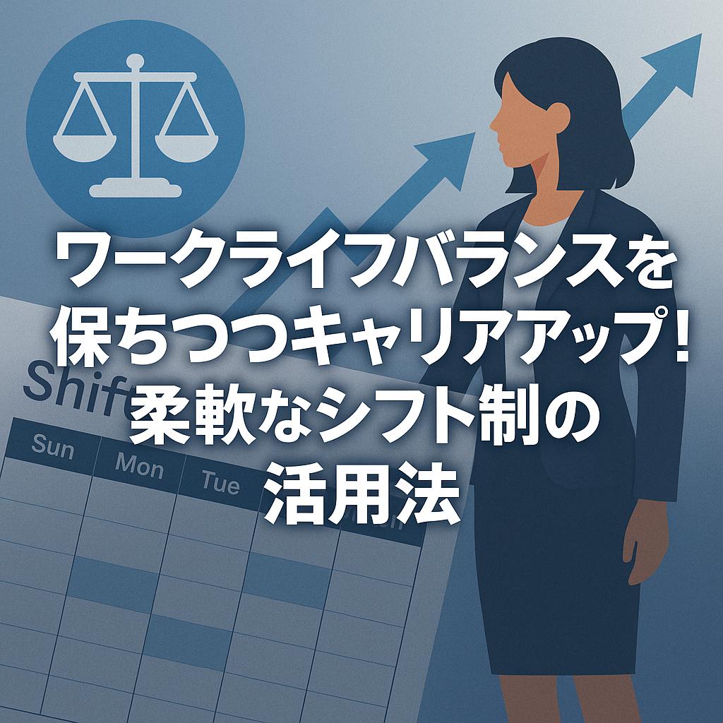 ワークライフバランスを保ちつつキャリアアップ！柔軟なシフト制の活用法